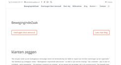 Desktop Screenshot of bewegingindezaak.nl